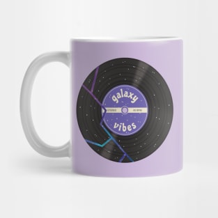 Galaxy Vibes Vinyl Record Mug